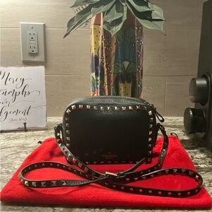 Valentino Garavani Rockstud Camera Crossbody Bag